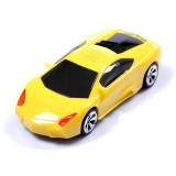 Wholesale - Car Speaker Lamborghini Shaped with FM Radio and LED Display, Supports MicroSD Card, High Quality Bass