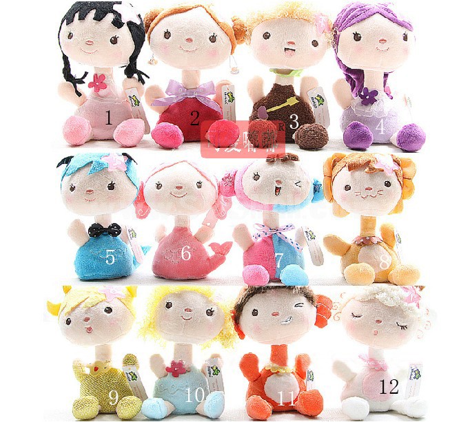 Cute Twelve Constellations Girl Plush Toy 4 Pcs