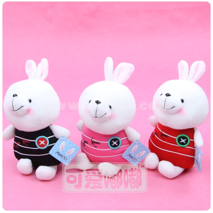 Cute Button Rabbit Plush Toy