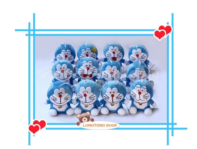 Doraemon 12 Cute Expressions Plush Toy