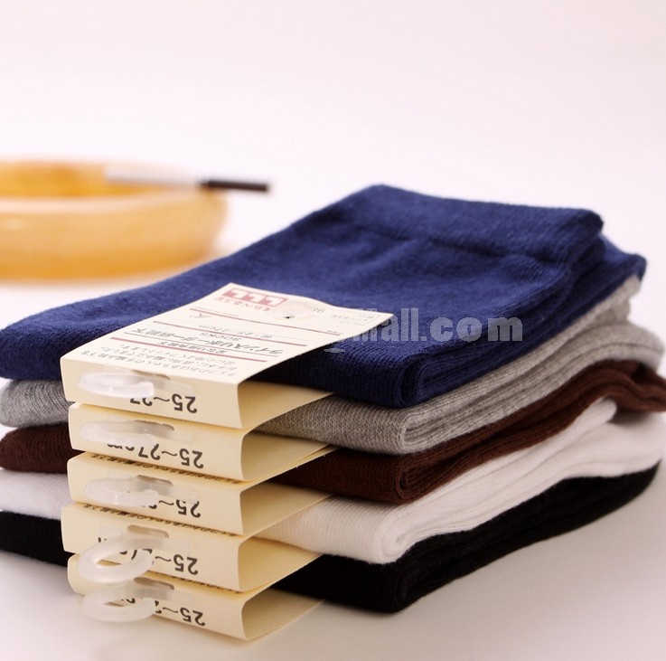 Free Shipping Summer Thin Soild Color Bamboo Cotton Business Casual Men's Long Socks Wholesale 30Pairs/Lot One Color