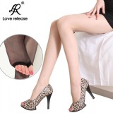 Wholesale - Summer Women Soild Color Velvet Open Toe Tights/Pantyhose Packaging Separately 6Pairs/Lot