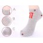 Free Shipping Summer Men's Invisible Thin Letter Pattern Causal Cotton Ankle Socks Boat Socks 20 Pairs/Lot One Color