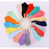 Wholesale - Women Candy Color LR Cute Cotton Socks 20Pairs/Lot One Color