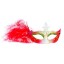 4pcs Halloween/Custume Party Mask Side Feather Mask Half Face