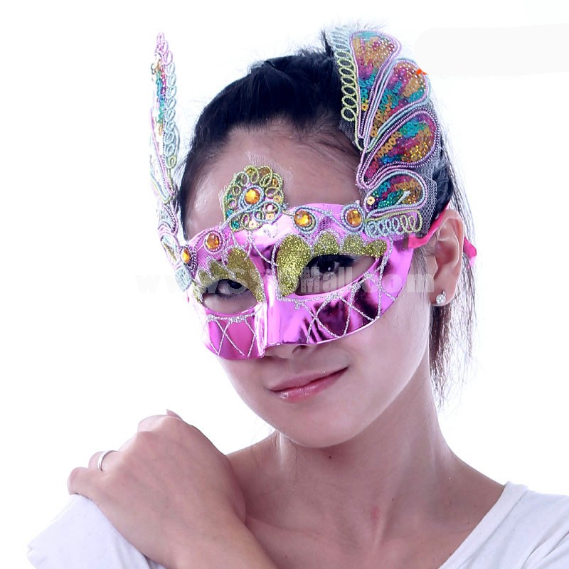 2pcs Halloween/Custume Party Mask Two Wings Mask Half Face