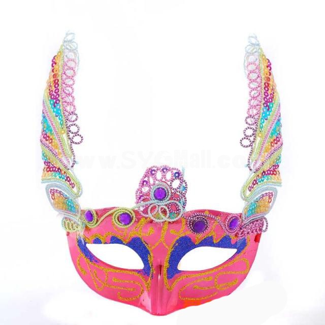 2pcs Halloween/Custume Party Mask Two Wings Mask Half Face