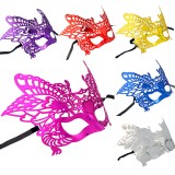Wholesale - 10pcs Halloween/Custume Party Mask Electroplating Dragon/Phoenix Mask Masquerade Glitter Fancy Dress Mask Half Face