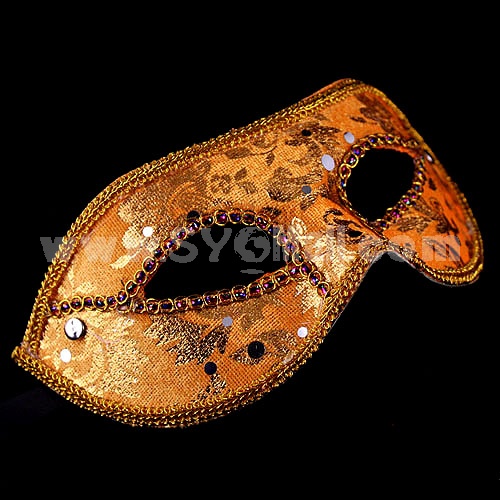 4pcs Halloween/Custume Party Mask Male Mask with Sequins Half Face