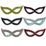 Wholesale - 2pcs Halloween/Custume Party Mask Butterfly Mask with Sequins Half Face
