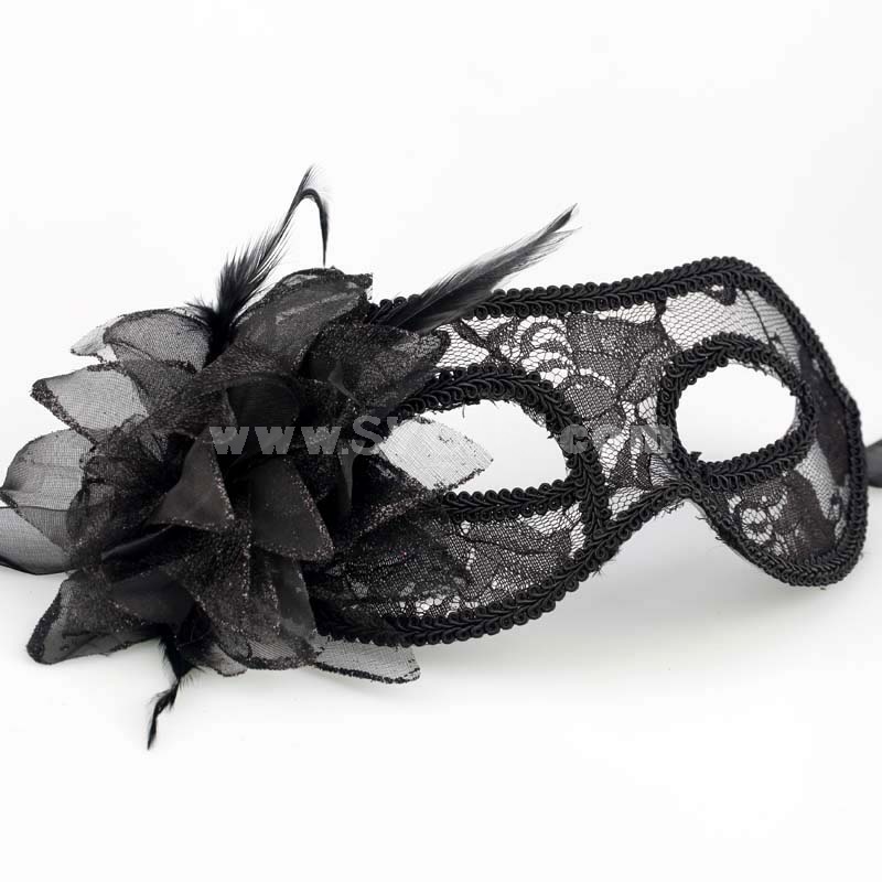 Halloween/Custume Party Mask Handmade Mask Semitransparent Lily Mask Half Face