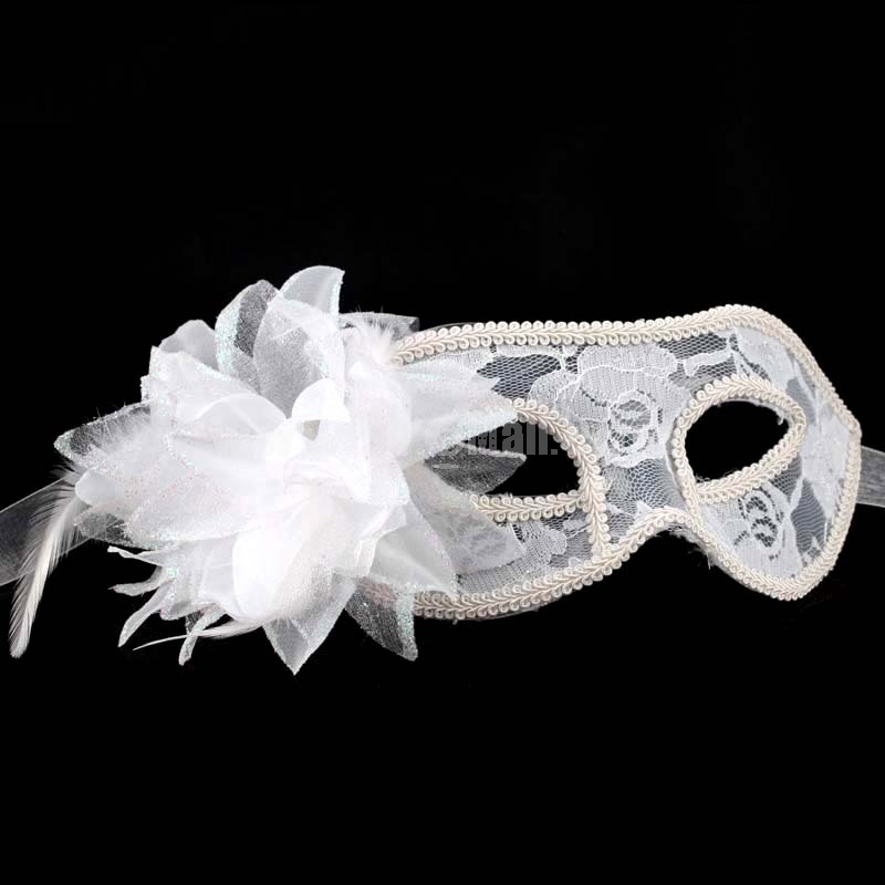 Halloween/Custume Party Mask Handmade Mask Semitransparent Lily Mask Half Face