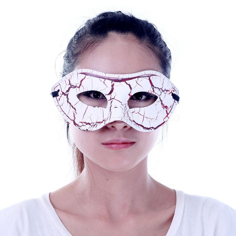 10pcs Halloween/Custume Party Mask Crack Mask Half Face 20g