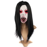 Wholesale - Horrible Halloween/Custume Party Mask Black Hair Gost Mask Full Face