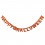 Creative Holloween Paper System Garland Letter Pattern 2PCs