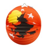 Wholesale - Creative Holloween Paper Pumpkin Chinese Style Lantern 2PCs