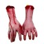 Creative Holloween Horrible Trick Toys Amputated Limb Bloody Hand Middle Size 2PCs