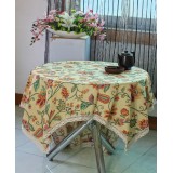 Wholesale - Stylish Vintage Style Square Flax Tablecloth