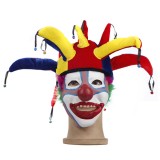 Wholesale - Halloween/Christmas Masquerade Mask Custume Mask - Latex Clown Mask Clown Hat
