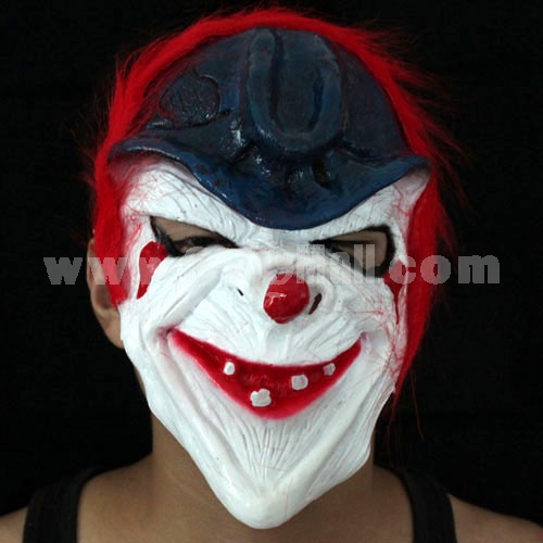 Halloween/Christmas Masquerade Mask Custume Mask -- Horrible Expression Latex Clown Mask