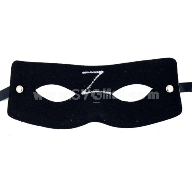 10PCS Halloween/Christmas Masquerade Mask Custume Mask -- Zorro Mask