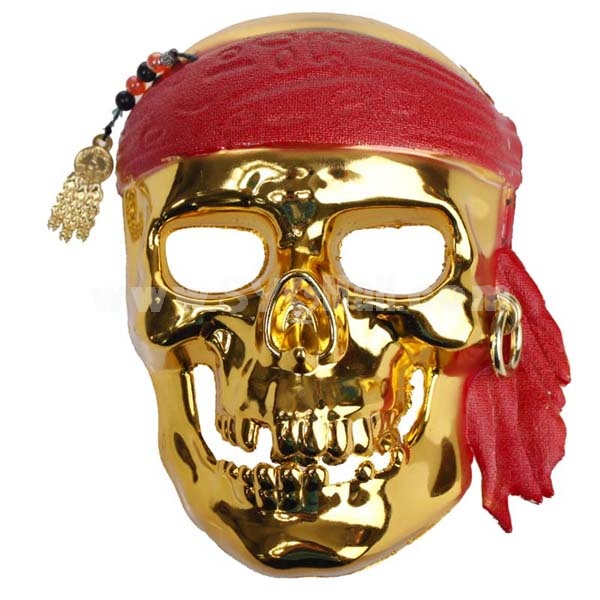 Halloween/Christmas Masquerade Mask Custume Mask -- Electroplate Pirate Mask