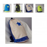 Wholesale - Korean Candy Color Star Rivet Backpack