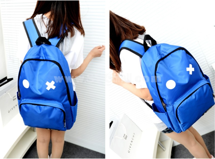 Hot Sale OX Korean Robot Fluorescence Color Backpack Schoolbag