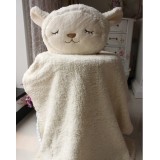 Wholesale - Cute Cartoon Goat Pola Fleece Multi-function Blanket Air-condition Blanket Bolster