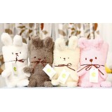 Wholesale - Cute Cartoon Rabbit Lint Air-condition Blanket Cushion