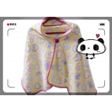 Wholesale - Cute Cartoon Loving Heart Pola Fleece Multi-function Blanket Air-condition Blanket Shawl