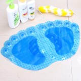 Wholesale - Creative PVC Foot Pattern Bathroom Non-slip Mat E272 60*35CM