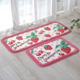 Wholesale - Cute Strawberry & Cherry Non-Slip Acrylic Mat E588 Long Pattern 110*45cm