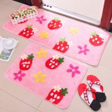 Wholesale - Cute Strawberry Pattern Non-Slip Door Mat D263 Large Size 110*45cm