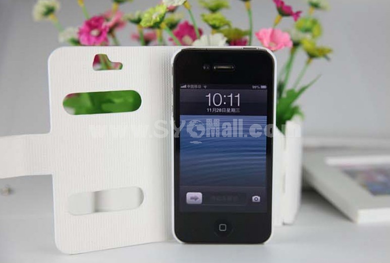 Stylish Fahion Flip Case Cover Protector Skin for iPhone 4/4s