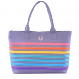 Wholesale - Stylish Charming Canvas Color Stripe Casual Bag DL085