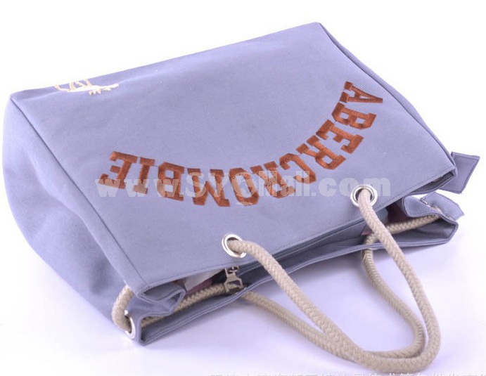 Stylish Charming Soild Color Canvas Casual Bag Handbag DL084