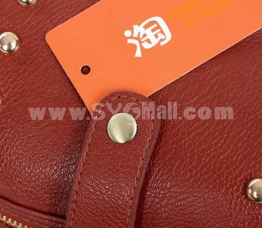 Charming Stylish PU Rivet Pattern Casual Bag Shoulder Bag Messenger Bag DL196