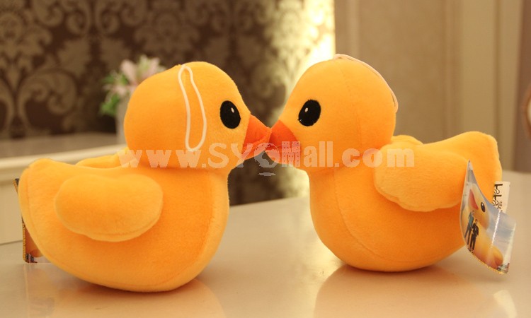 18*12CM/7*5" HK Faddish Yellow Duck Culture Propaganda Plush Toy Free Shipping

