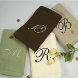 Wholesale - 42*60cm Solid Color Letter Embroidered Towel A-M030