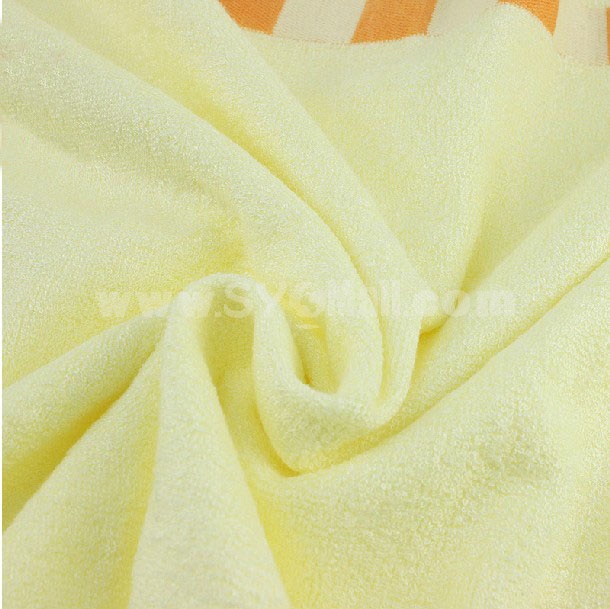 70*140cm Bamboo Fiber Soft Washcloth Bath Towel M029