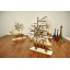 Decorative Mediterranean Style Wooden Sailing Model with Music Box for Desk