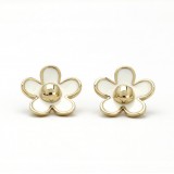Wholesale - Exquisite Sweet Flora Pattern 18K Gold Plating Ear Stud