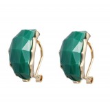 Wholesale - Exquisite Stylish Candy Color Joker 18K Gold Plating Ear Stud