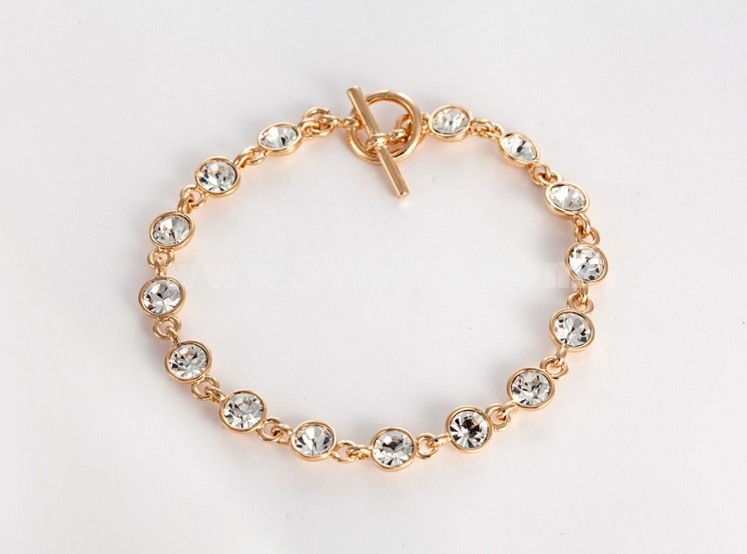 Stylish Swarovski Element Exquisite 18K Gold Plating Bracelets