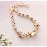 Wholesale - Stylish Swarovski Element Exquisite Rhinestone Gold Plating Bracelets