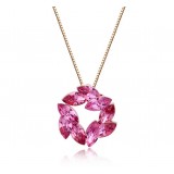 Wholesale - Women's Swarovski Element Flora Pattern Crystal Exquisite 18K Gold Plating Choker