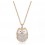 Stylish Exquisite Cute Owl Thinestone Pattern Gold Plating Sweater Chain

