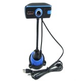 Wholesale - USB 2.0 15.0M  HD Webcam with LED Light & MIC for PC / Laptop 