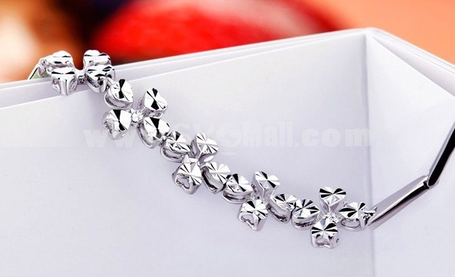 Classic Simple Clover Pattern 925 Sterling Silver Bracelets